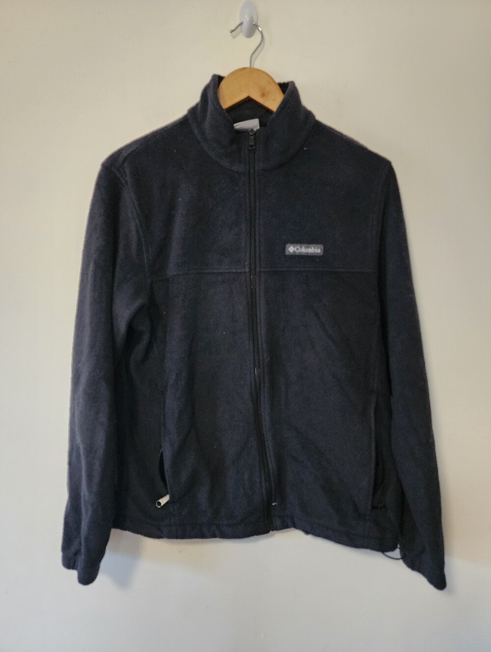 Columbia Men's Full-Zip Fleece Jacket in Charcoal Black
